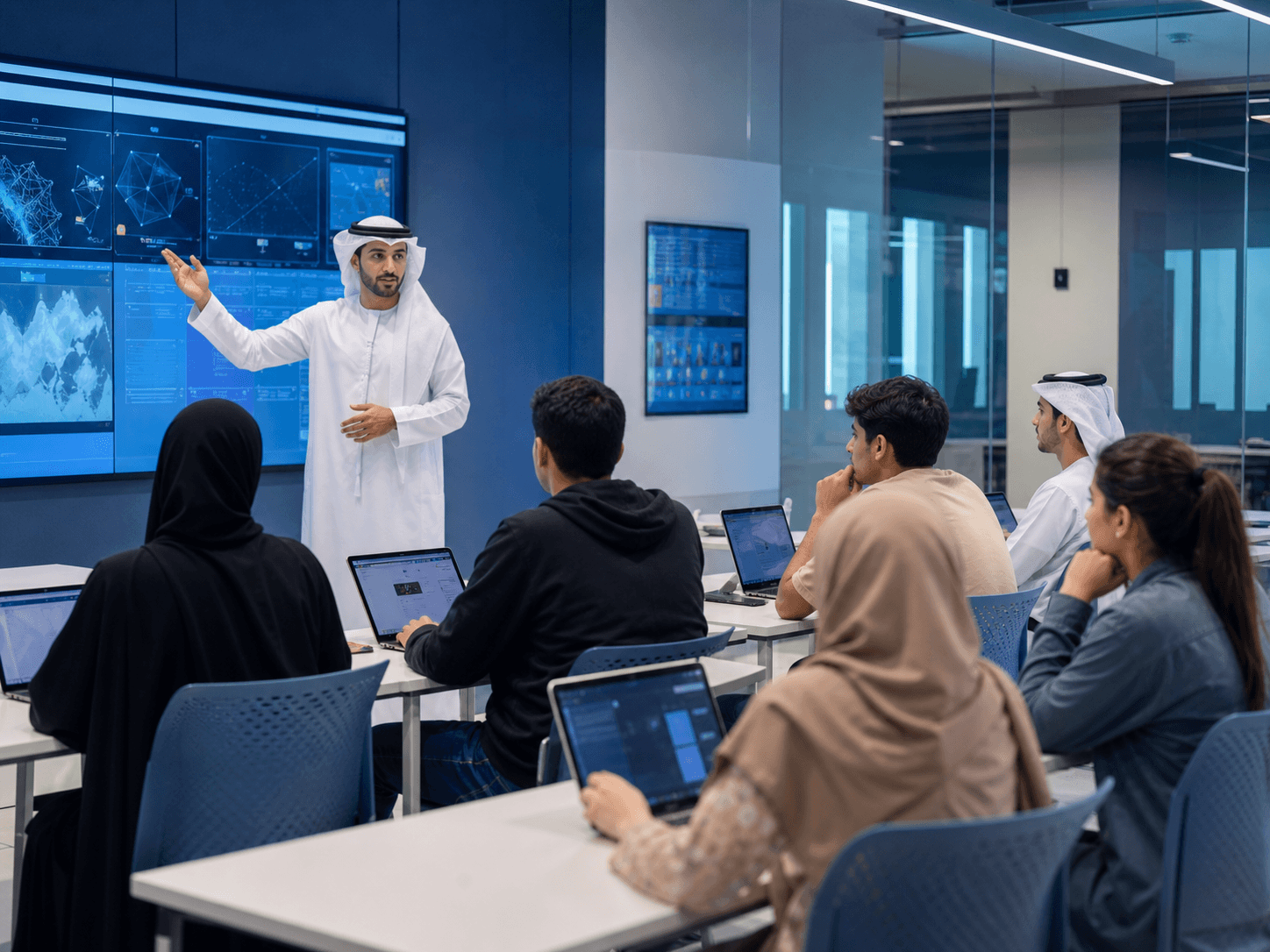 Modern UAE education technology learning environment